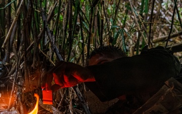 3rd Littoral Combat Team participates in a jungle survival exercise in the Philippines