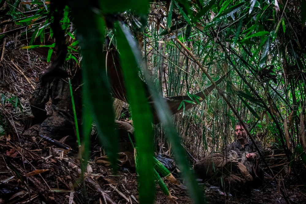 3rd Littoral Combat Team participates in a jungle survival exercise in the Philippines