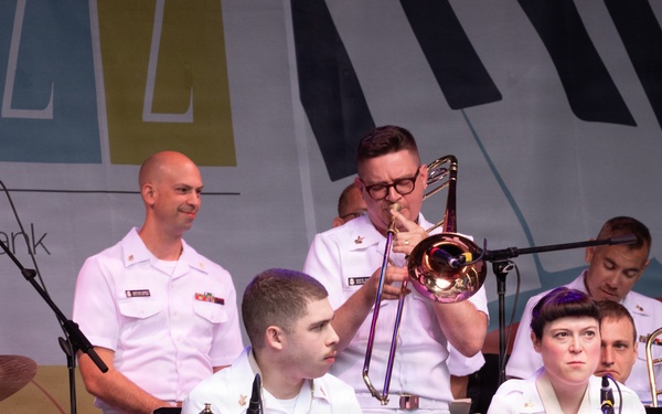 U.S. Navy Band Commodores perform at the Rochester International Jazz Festival in Rochester, New York