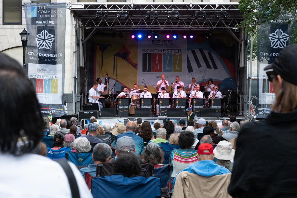 U.S. Navy Band Commodores perform at the Rochester International Jazz Festival in Rochester, New YorkU.S. Navy Band Commodores perform at the Rochester International Jazz Festival in Rochester, New York