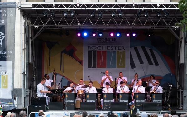 U.S. Navy Band Commodores perform at the Rochester International Jazz Festival in Rochester, New YorkU.S. Navy Band Commodores perform at the Rochester International Jazz Festival in Rochester, New York