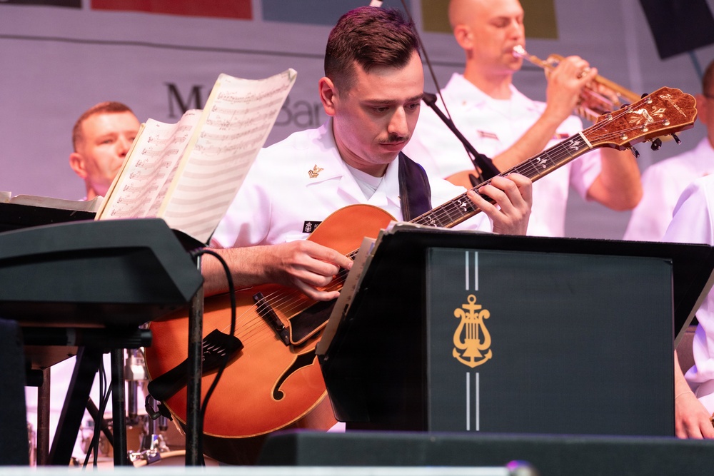 U.S. Navy Band Commodores perform at the Rochester International Jazz Festival in Rochester, New York