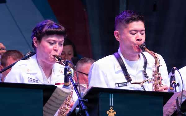 U.S. Navy Band Commodores perform at the Rochester International Jazz Festival in Rochester, New York