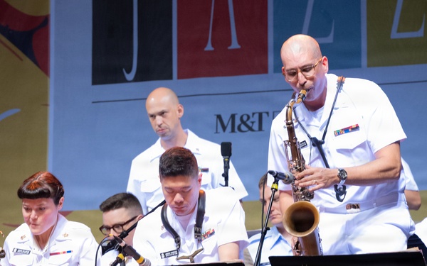 U.S. Navy Band Commodores perform at the Rochester International Jazz Festival in Rochester, New York