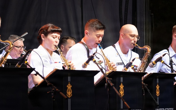 U.S. Navy Band Commodores perform at the Rochester International Jazz Festival in Rochester, New York