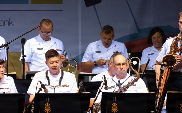U.S. Navy Band Commodores perform at the Rochester International Jazz Festival in Rochester, New York