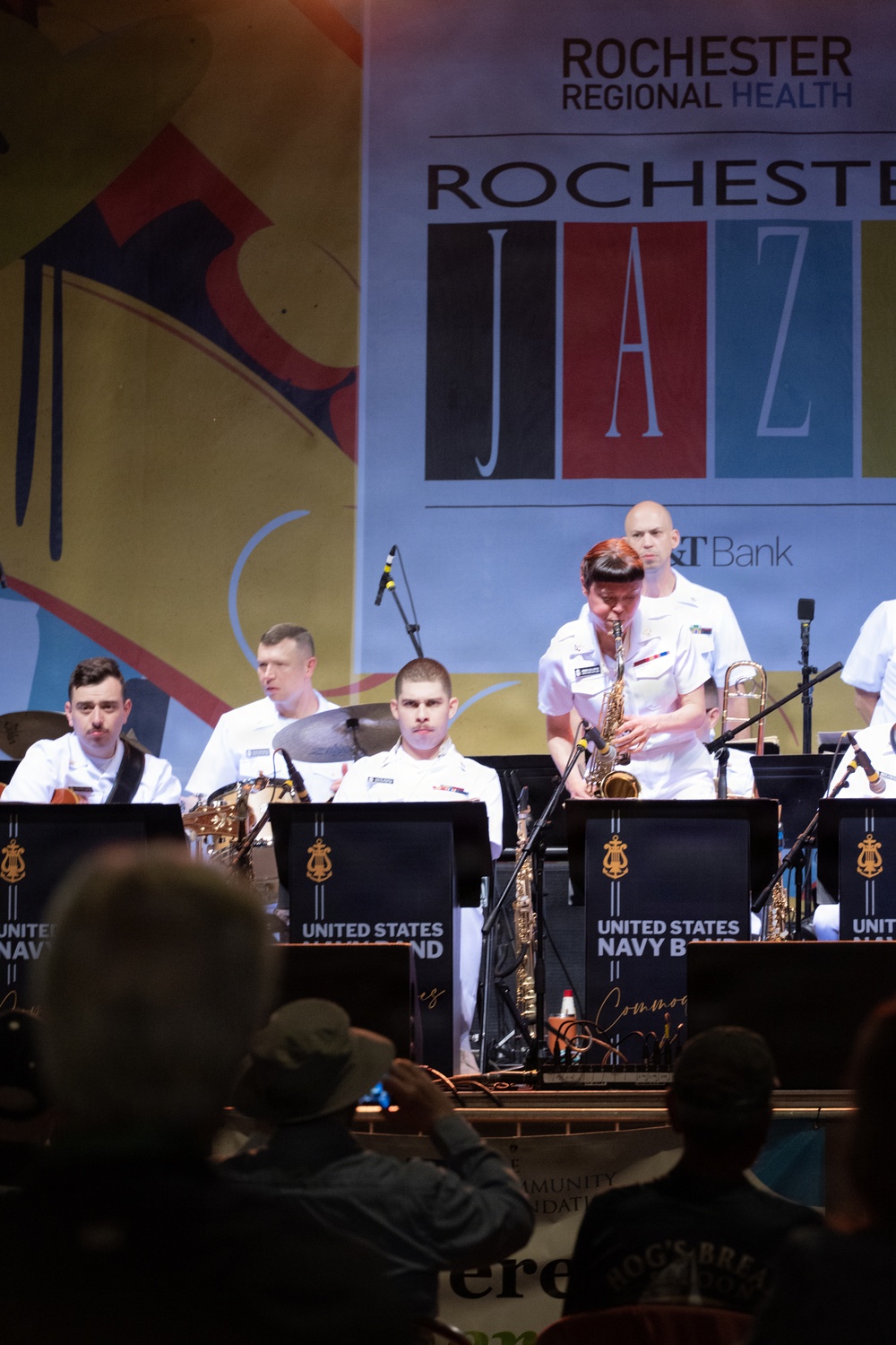 U.S. Navy Band Commodores perform at the Rochester International Jazz Festival in Rochester, New York