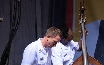 U.S. Navy Band Commodores perform at the Rochester International Jazz Festival in Rochester, New York