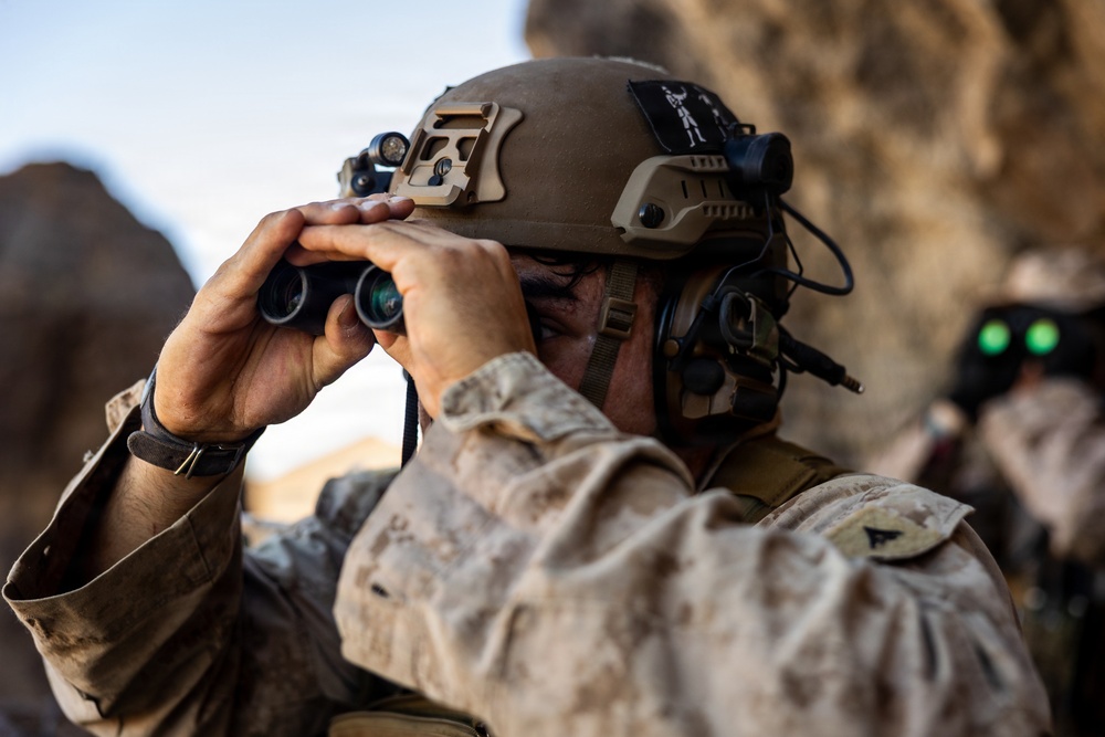 Resolute Hunter 26-2: 5th Air Naval Gunfire Liaison Company Marines establish communications and observe targets in austere environment