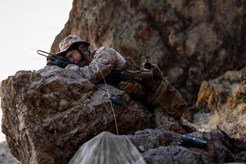 Resolute Hunter 26-2: 5th Air Naval Gunfire Liaison Company Marines establish communications and observe targets in austere environment