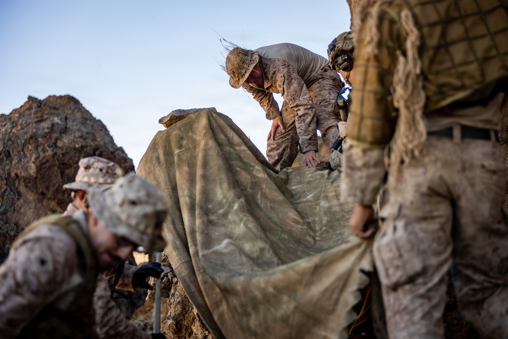 Resolute Hunter 26-2: 5th Air Naval Gunfire Liaison Company Marines establish communications and observe targets in austere environment