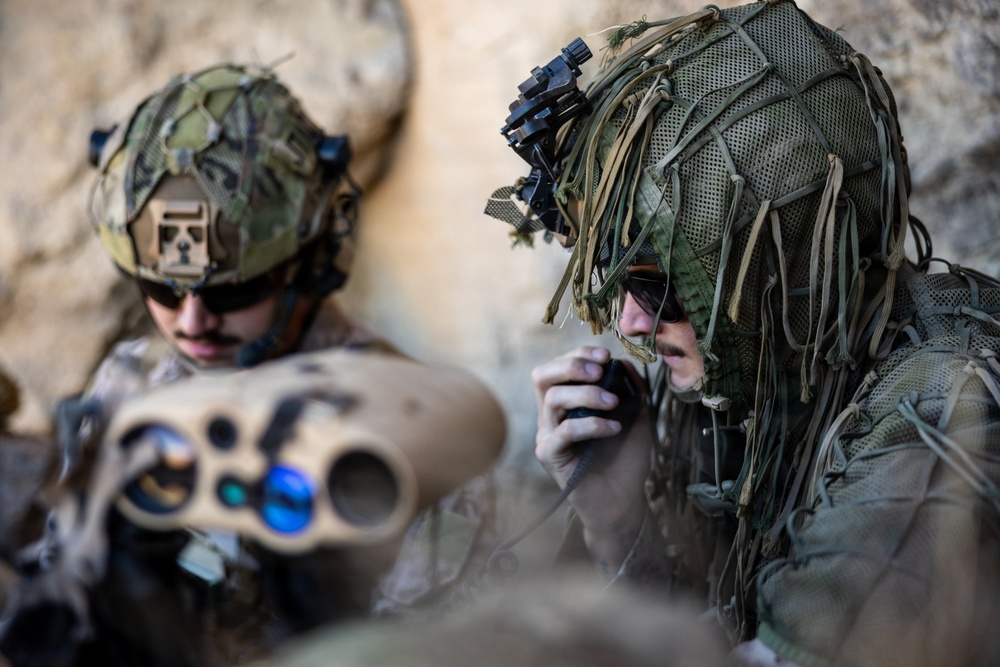 Resolute Hunter 26-2: 5th Air Naval Gunfire Liaison Company Marines establish communications and observe targets in austere environment