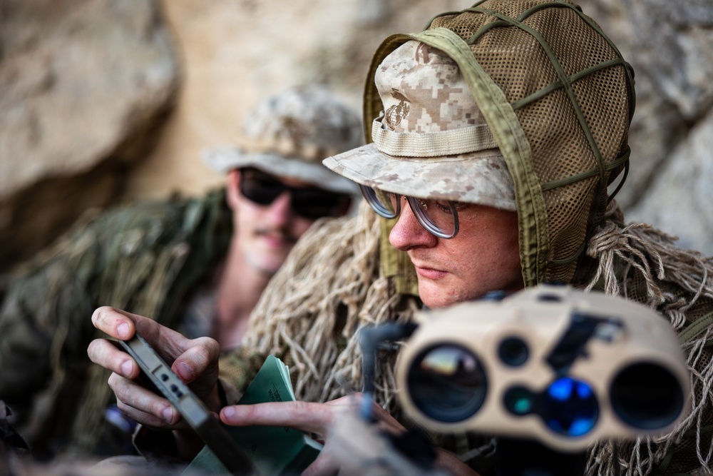 Resolute Hunter 26-2: 5th Air Naval Gunfire Liaison Company Marines establish communications and observe targets in austere environment
