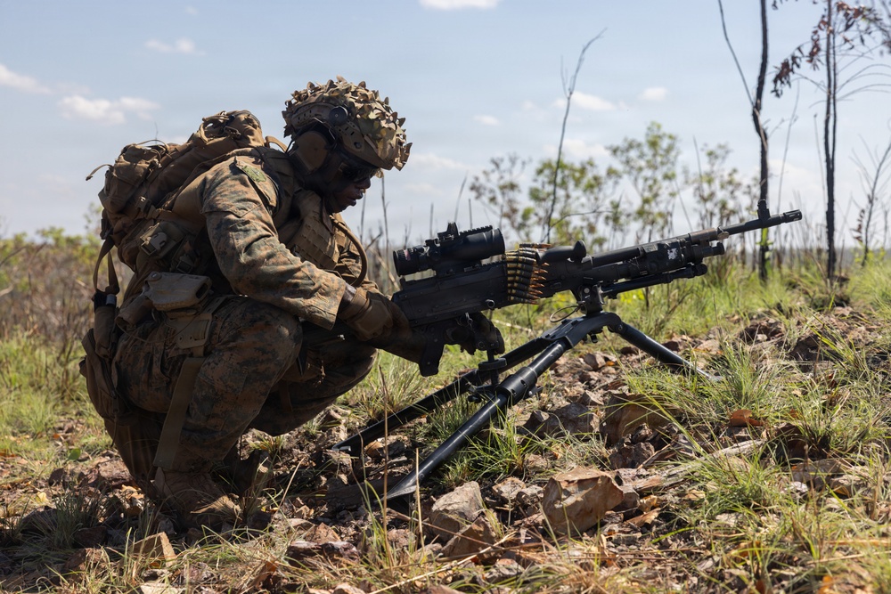 Predator’s Walk 26: US MRF-D Marines with B Co. conduct squad attack drills