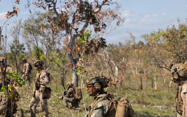 Predator’s Walk 26: US MRF-D Marines with B Co. conduct squad attack drills