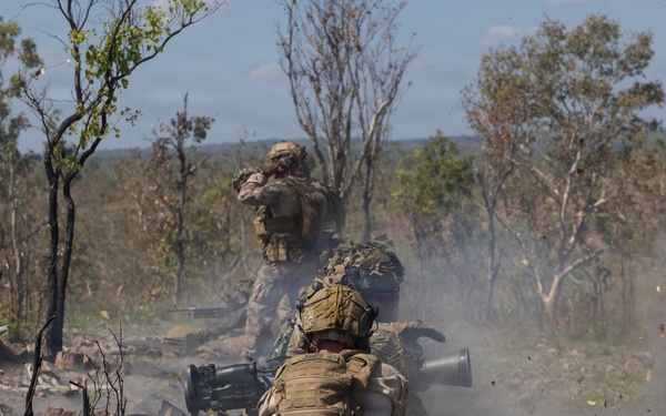 Predator’s Walk 26: US MRF-D Marines with B Co. conduct squad attack drills