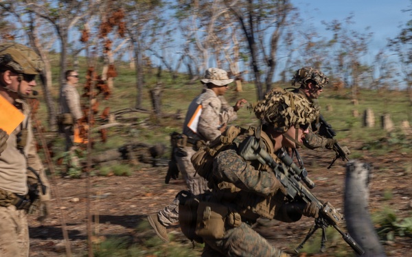 Predator’s Walk 26: US Marines with B Co. conduct squad attack drills