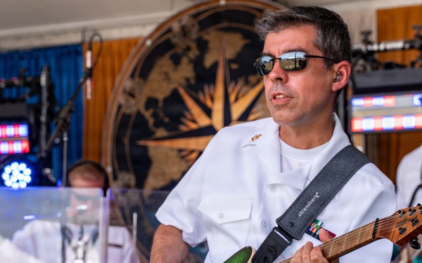 U.S. Fleet Forces Band plays at Norfolk Harborfest Sail250