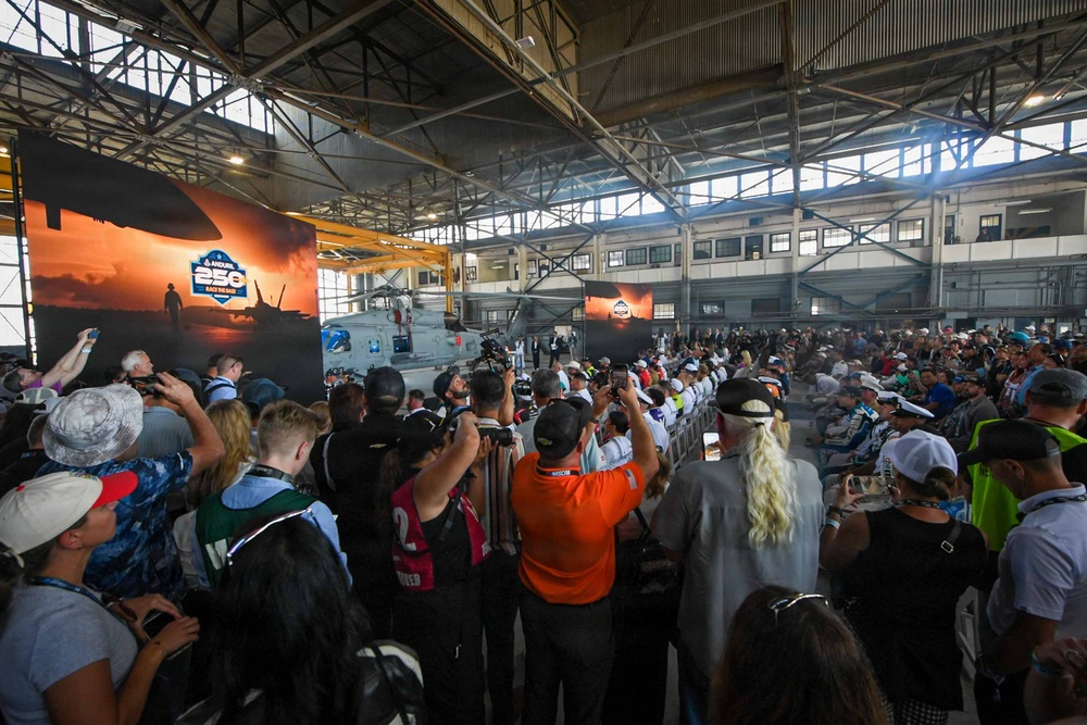 U.S. Navy Sailors participate in NASCAR Cup Series driver meeting