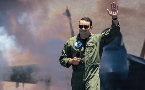 USS Carl Vinson Sailor participates in NASCAR Cup Series driver introductions