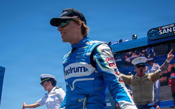 U.S. Navy Sailors participate in NASCAR Cup Series driver introductions