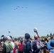U.S. Navy conducts fly-over during NASCAR Cup Series
