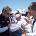 USS Carl Vinson (CVN 70) participates in NASCAR live broadcast