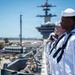 USS Carl Vinson (CVN 70) participates in NASCAR live broadcast