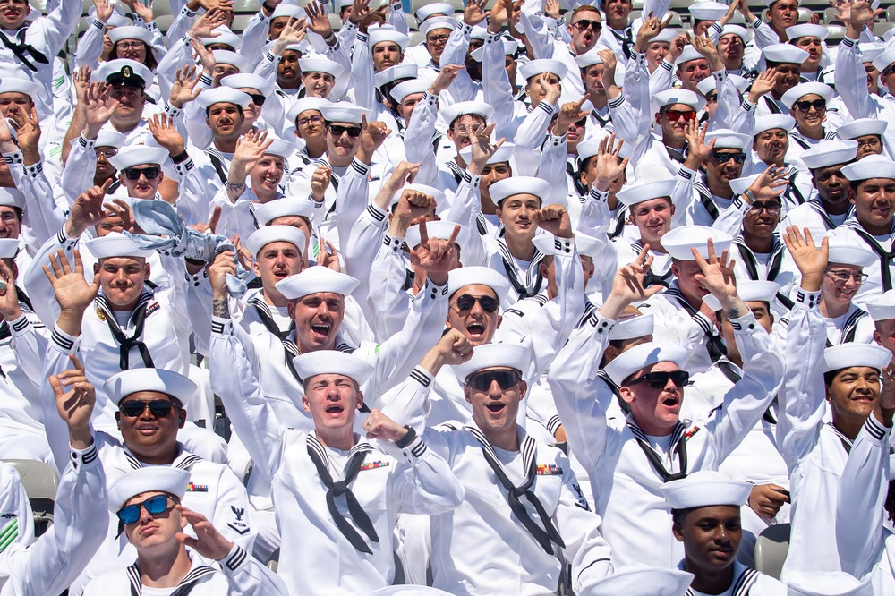USS Carl Vinson Sailors watch NASCAR Cup Series: Anduril 250 Race the Base