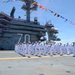 USS Carl Vinson (CVN 70) participates in NASCAR live broadcast