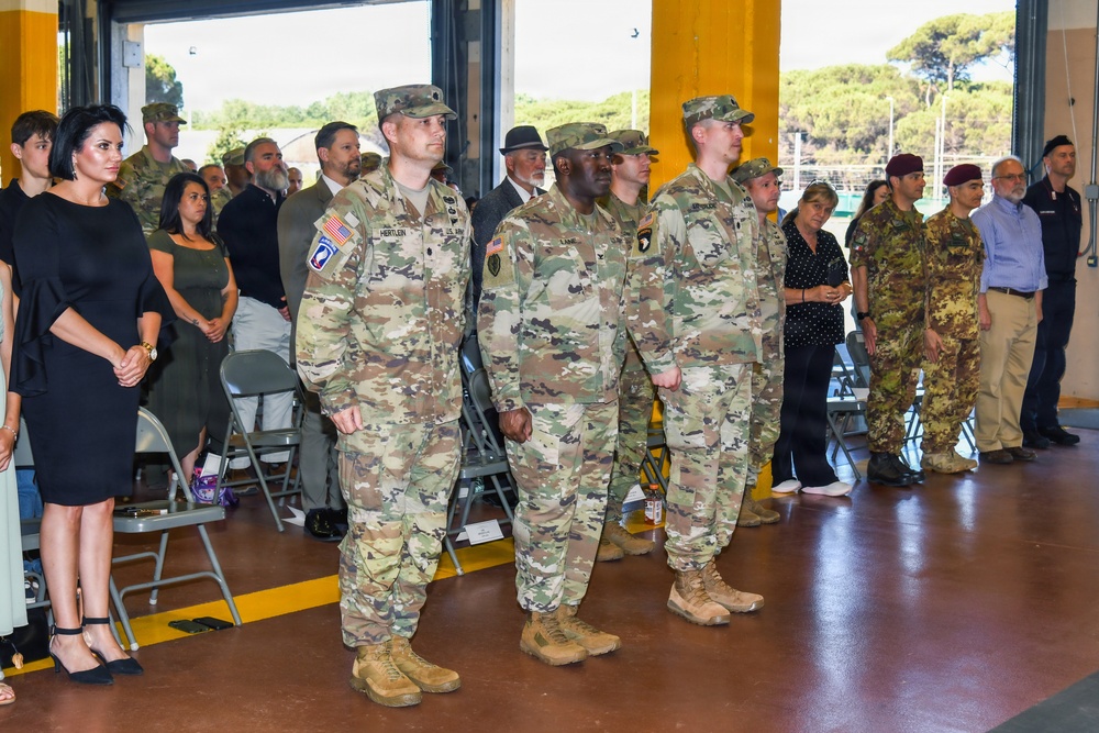 405th Army Field Support Brigade-Africa Conducts Change of Command Ceremony