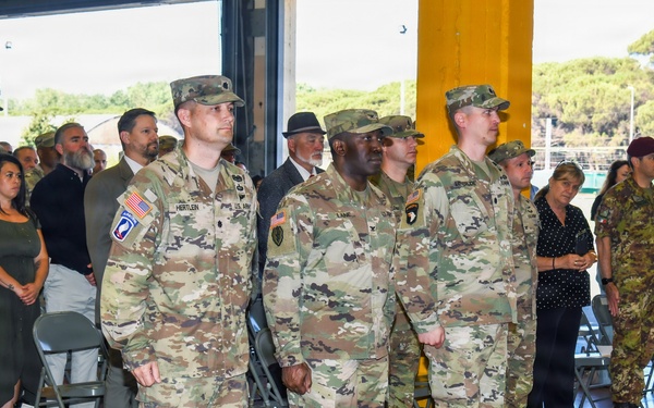 405th Army Field Support Brigade-Africa Conducts Change of Command Ceremony