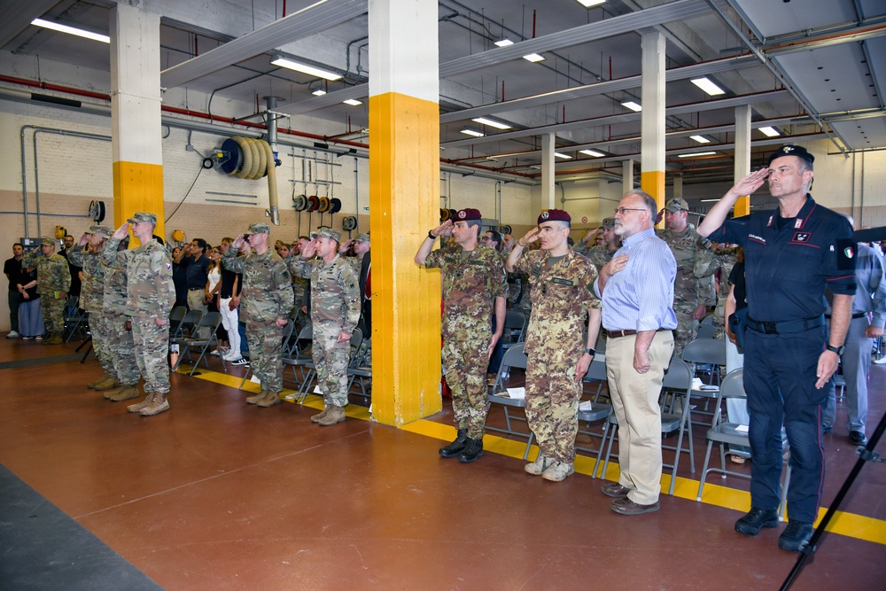 405th Army Field Support Brigade-Africa Conducts Change of Command Ceremony