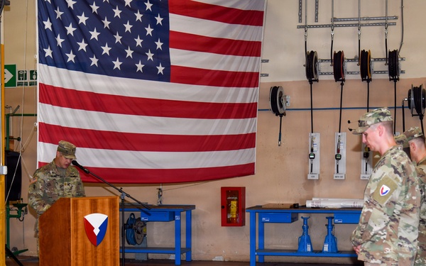 405th Army Field Support Brigade-Africa Conducts Change of Command Ceremony