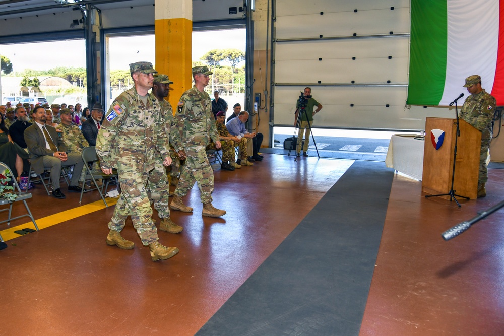 405th Army Field Support Brigade-Africa Conducts Change of Command Ceremony
