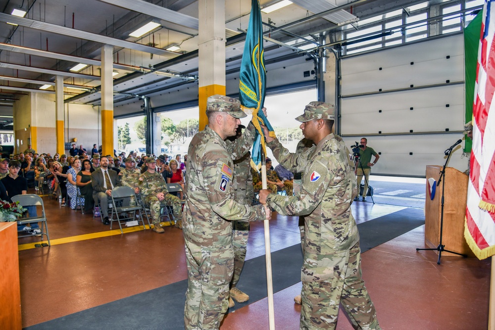 405th Army Field Support Brigade-Africa Conducts Change of Command Ceremony
