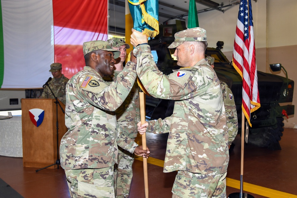 405th Army Field Support Brigade-Africa Conducts Change of Command Ceremony