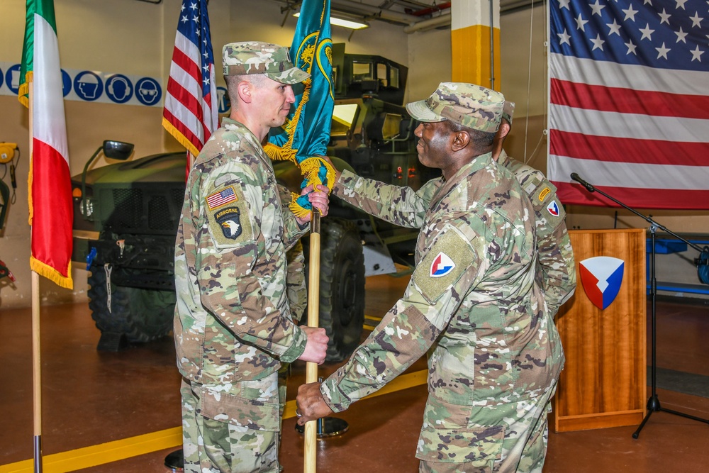 405th Army Field Support Brigade-Africa Conducts Change of Command Ceremony