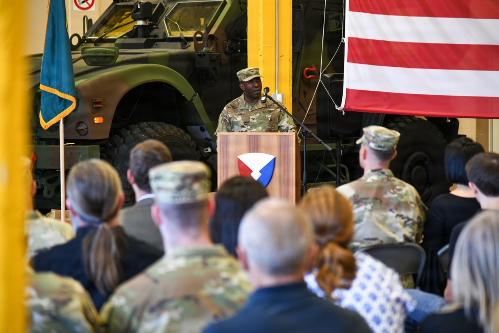 405th Army Field Support Brigade-Africa Conducts Change of Command Ceremony
