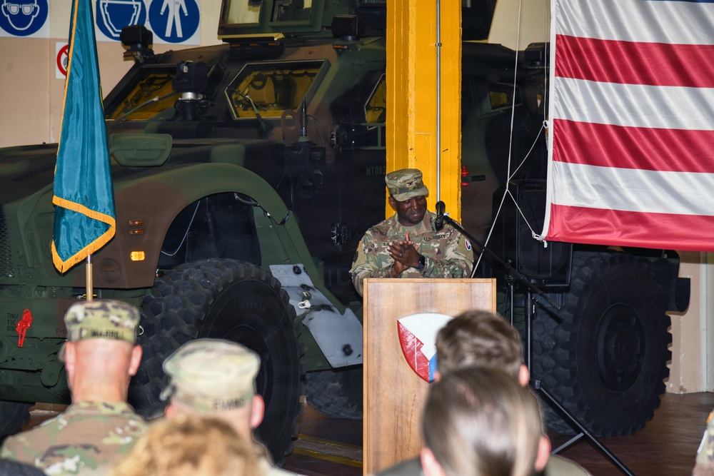 405th Army Field Support Brigade-Africa Conducts Change of Command Ceremony