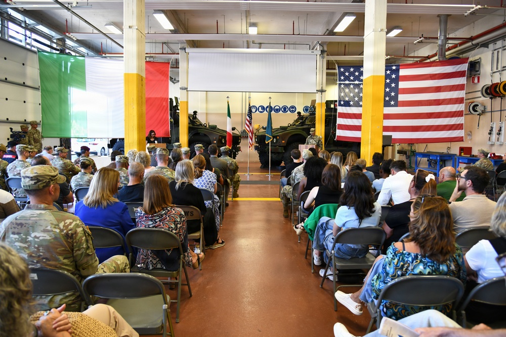 405th Army Field Support Brigade-Africa Conducts Change of Command Ceremony
