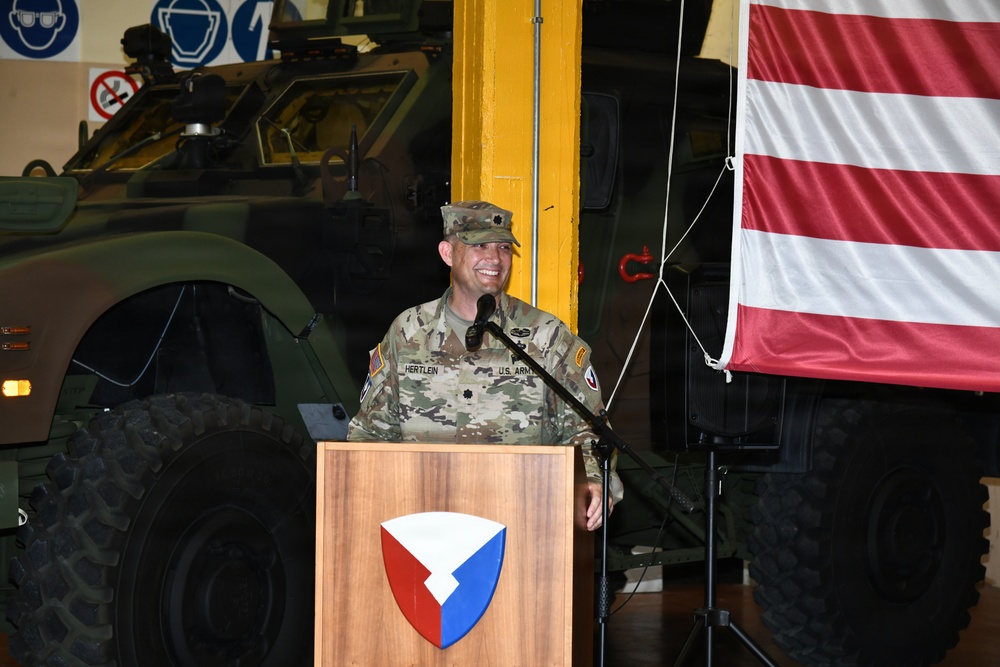 405th Army Field Support Brigade-Africa Conducts Change of Command Ceremony