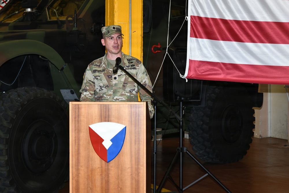 405th Army Field Support Brigade-Africa Conducts Change of Command Ceremony