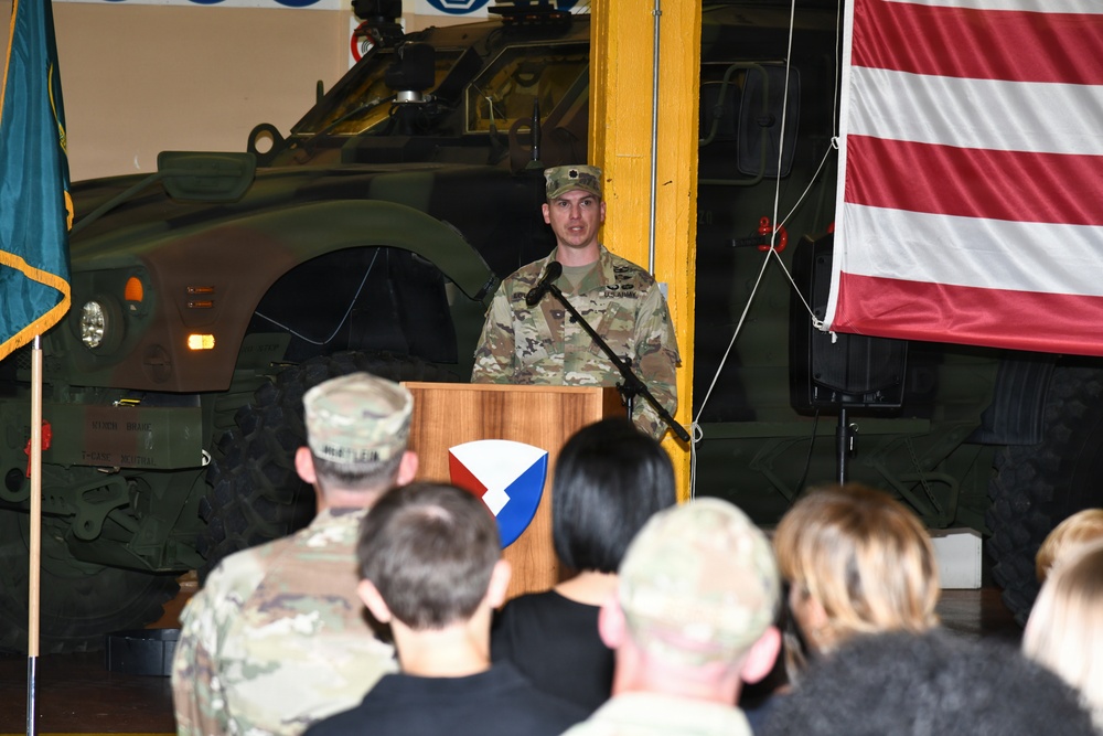 405th Army Field Support Brigade-Africa Conducts Change of Command Ceremony