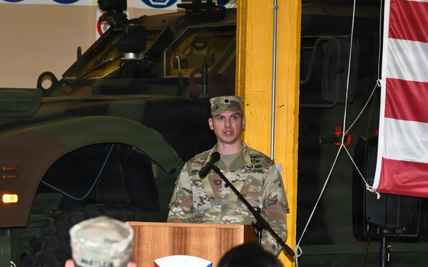 405th Army Field Support Brigade-Africa Conducts Change of Command Ceremony
