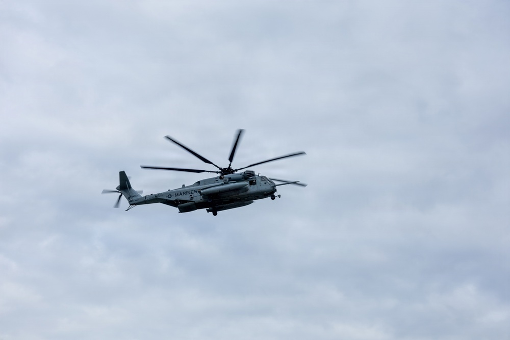 HMH-361 arrives at JGSDF Camp Metabaru