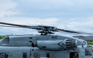HMH-361 arrives at JGSDF Camp Metabaru