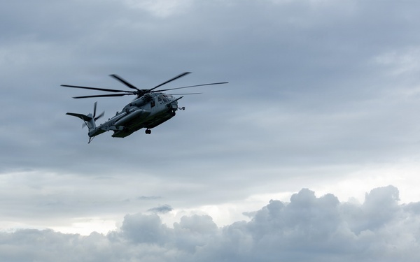 HMH-361 arrives at JGSDF Camp Metabaru