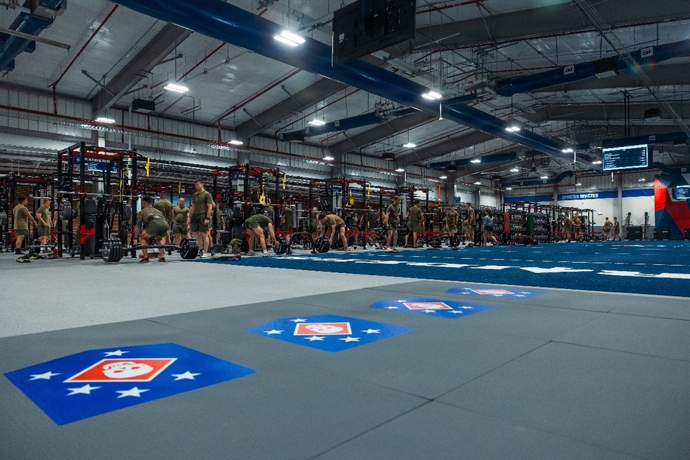 MARSOC Marines conduct physical training event