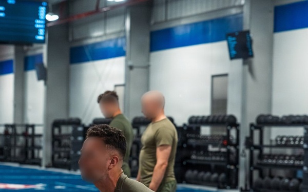 MARSOC Marines conduct physical training event